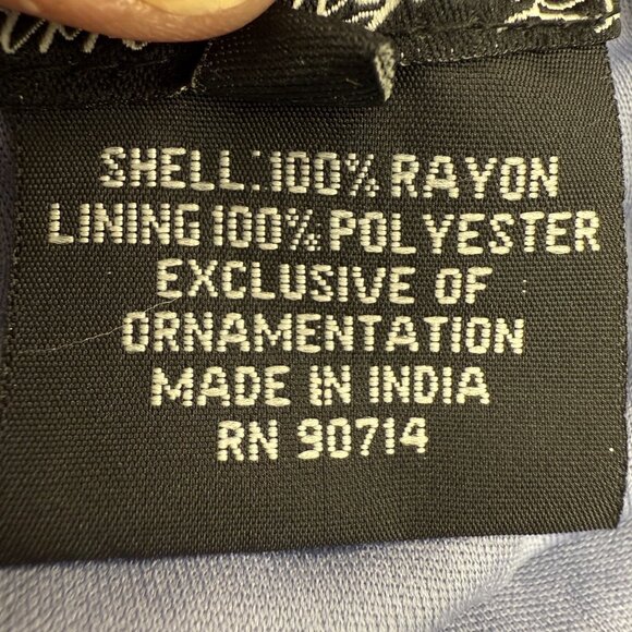 NEW Women's PISARRO NIGHTS Beaded Mesh Midi Cocktail Dress/Gown Violet | Size 8 - Picture 13 of 15